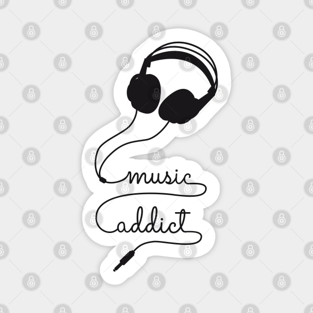 headphone music addict Sticker by beakraus